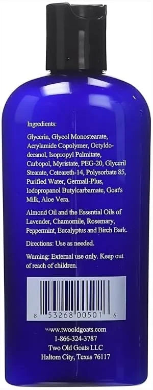 Two Old Goats Essential Oil Lotion 4 oz Bundle with Nail Clipper - Moisturizing Lotion with Lavender, Chamomile, Eucalyptu...