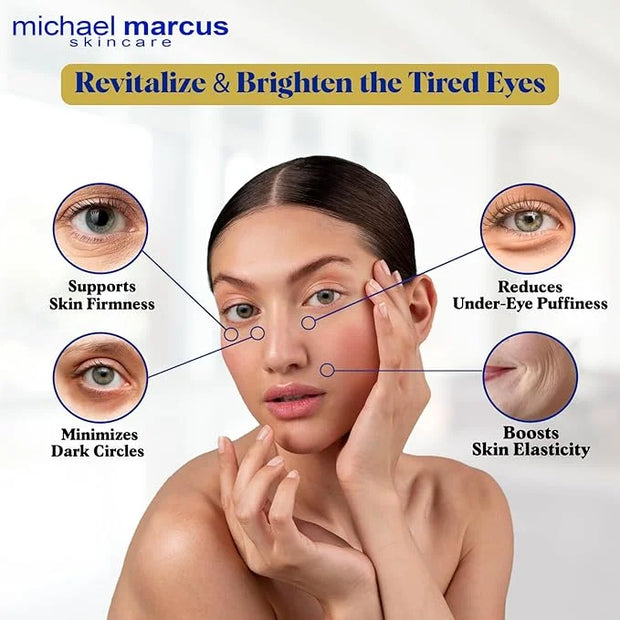 Michael Marcus Anti Fatigue Eye Masque (1 Fl oz) - Eye Cream for Puffy Eyes, Dark Circles, and Wrinkles - Moisturizing for...