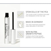 NutraBrow Eyebrow Enhancer - Eyebrow Growth Serum for Thicker Brows in 8-12 Weeks I Eyebrow Serum to Grow Brows I Made in ...