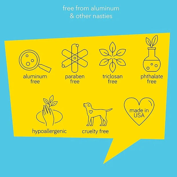 Fresh Monster Natural Deodorant for Kids and Teens I Aluminum-Free, Paraben-Free and Hypoallergenic I Dermatologist Tested...