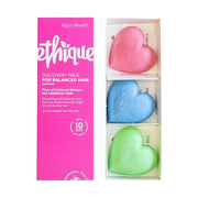 Ethique Discovery Pack for Balanced Hair - Shampoo & Conditioner - Plastic-Free, Vegan, Cruelty-Free, Eco-Friendly, 3 Trav...