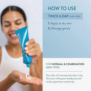 Lancer Skincare The Method: Polish Facial Exfoliator, Daily Exfoliating Face Wash with Natural Minerals, Normal Combinatio...