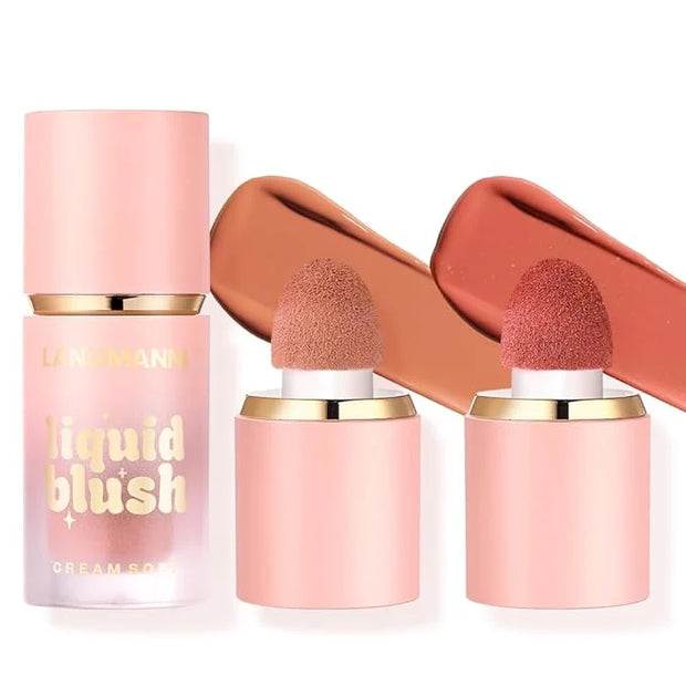 Jolilab Liquid Blush - High Pigment, Long - Lasting, Buildable Color for a Natural Glow（#5+6） - Product Image