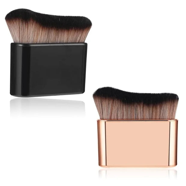 2 Pcs Self Tanning Brush Sunless Body Tanner Brushes Fake Tan Leg Makeup Foundation Brush Fine Cosmetic Application Tool f...