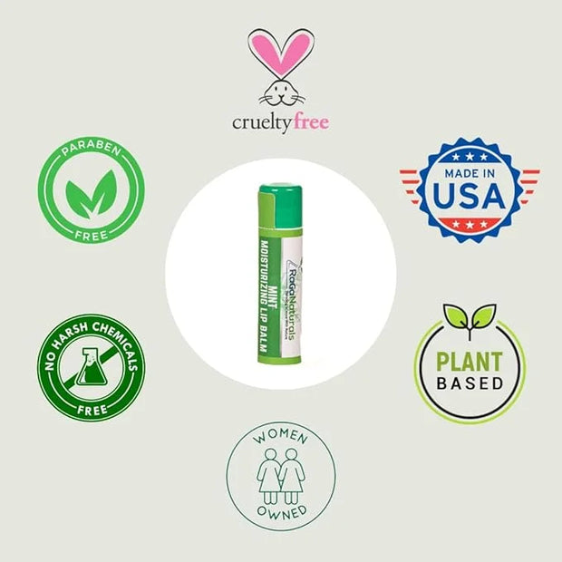 Handmade Moisturizing Mint Lip Balm - Oil,