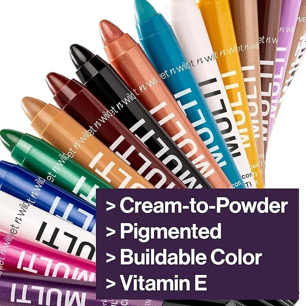 wet n wild Color Icon Cream Eyeliner Eyeshadow Multi-Stick, Moisturizing, Nourishing Velvety Cream-to-Powder Buildable & B...