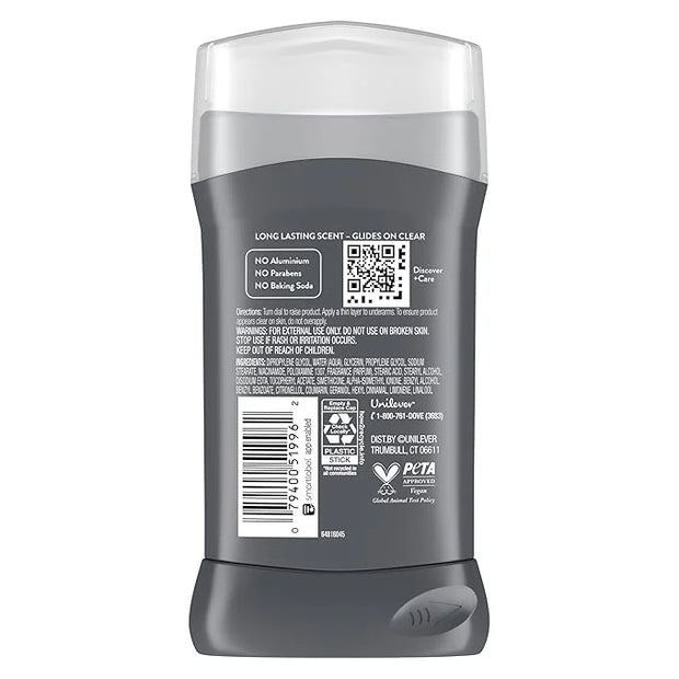 Dove Men+Care Aluminum Free 3 Pack Wild Eucalyptus Deodorant for Men 3 oz - Product Image