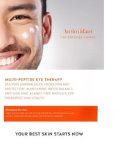 Anti-Aging Multi Peptide Eye Serum for Dark Circles, Under eye Bags and Wrinkles Dermatologist Reviewed Centella Asiatica ...