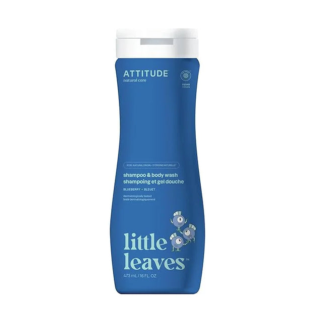 ATTITUDE Shampoo and Body Wash for Kids, EWG Verified Hair and Body Cleanser, Dermatologically Tested Soap, Plant and Mine...