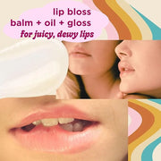 Pacifica Plumping Lip Gloss - Lip Bloss Tinted Lip Balm Treatment - Vanilla Bean Flavored - Moisturizing, High-Shine, Long...
