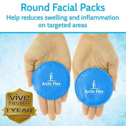 Arctic Flex Cold Eye Mask - Gel Ice Pack for Cool Sleeping, Dry Night Treatment - Reusable Hot Spa Therapy for Sleep, Skin...