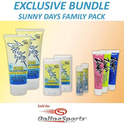 Zinka Sunny Days Family Pack - SPF 30/50 - UVA & UVB Sunscreen Protection for Face, Body, Lips - Water Resistant, Oil Free...
