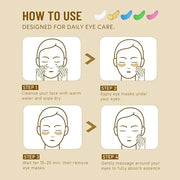 Under Eye Patches for Dark Circles,Eye Mask for Puffy Eyes With Collagen,Retinol,Vitmin C,Hyaluronic Acid and Niacinamide ...