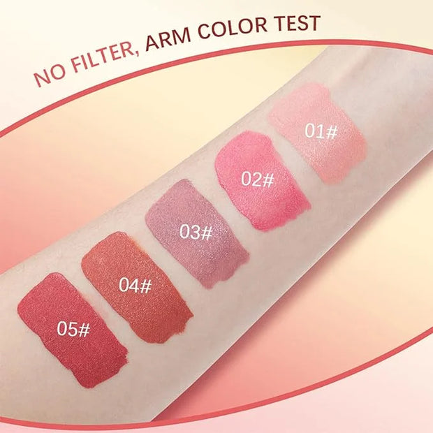 Liquid Blush, Natural Matte Velvet Finish, Soft Cream Liquid Face Blush for Cheeks, Skin Tint Rubor Makeup, Long Lasting L...