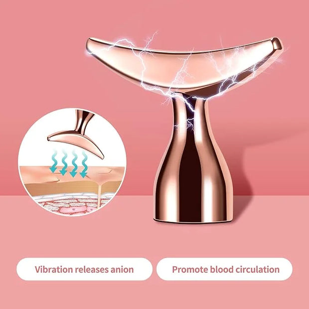 2-in-1 Face Massager Roller Electric Face Roller, 3D Roller and Crescent-Shape Face Massager Kit for Face Skin Care Tools ...