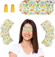 10 Packs of steam Eye Masks, Disposable Heated Eye Masks, Quickly Relieve Eye Fatigue, Suitable for Swollen Eyes, Sleep, T...
