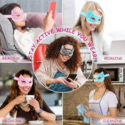 Cooling Eye Mask, Gel Eye Mask Hot Cold Use, Cold Eye Mask for Puffy Eyes, Dry Eyes, Headaches, Migraines, Sinus, Dark Cir...