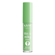 NYX PROFESSIONAL MAKEUP This Is Milky Gloss, Lip Gloss with 12 Hour Hydration, Vegan - Mint Chocolate Chip Shake (Mint Gre...
