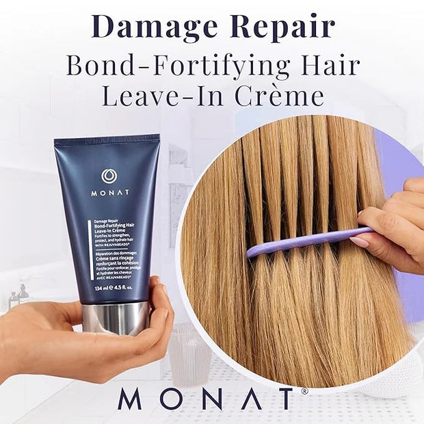MONAT Damage Repair Bond-Fortifying Hair Crème – Leave-in Crème Conditioner Refreshing Neroli and Orange Flower Fragrance ...