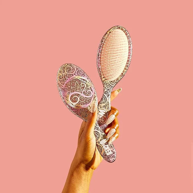 Wet Brush Original Detangler Hair Brush Glinda (Wicked) Kit - Ultra-Soft IntelliFlex Bristles - Detangling Brush Glides Th...