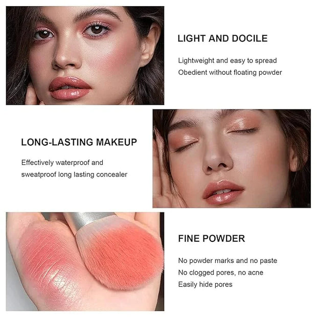 12 Colors Blush Palette,Highlighter Blush Powder Makeup,Long-Wearing,Smudge Proof,Natural-Looking,Blendable Cruelty-Free M...