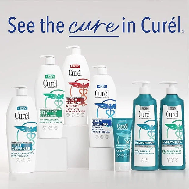 Curel Hydra Therapy Itch Defense Moisturizer and Body Wash Set, Wet Skin Lotion + Curel Itch Defense Calming Daily Cleanse...