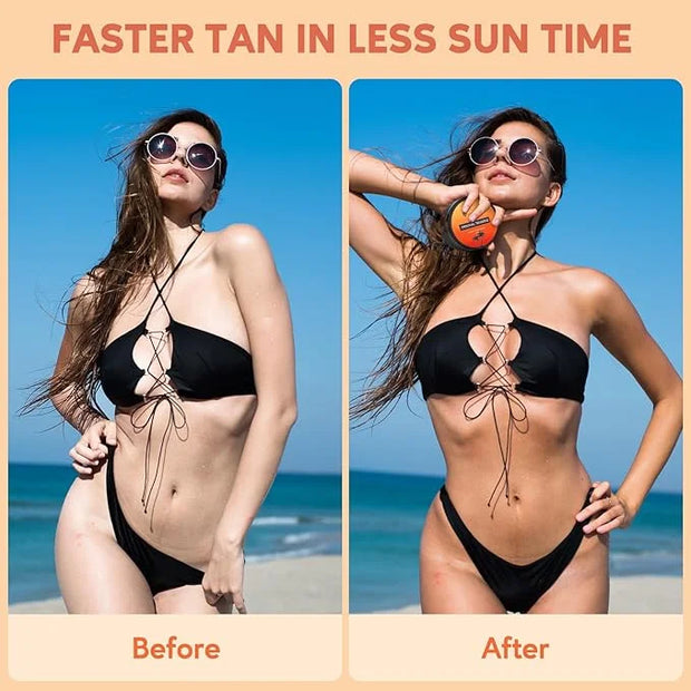 LUXELUX Intensive Tanning Balm Gel, Natural Tanning Accelerator Balm Gel,Brown Tanning Balm, 6.7 Fl Oz (200 ml) Natural Ta...