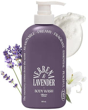 ODID Milk in Cera Perfume Body Wash - Korean Moisturizing Body Cleanser for All Skin Types - Subtle Verbena Lavender Scent...
