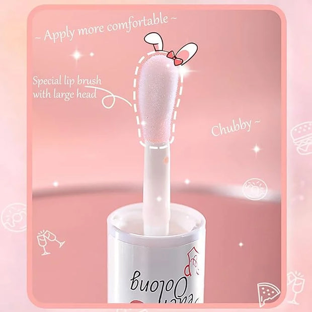 2Pcs Crystal Jelly Lip Oil Big Oil,