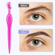 Mudder 21 Pcs Eyebrow Razor Eyebrow Shaver Facial Razor Multipurpose Face Trimmers with Precision Cover for Women Makeup C...