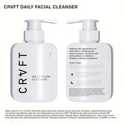 CRVFT Men’s Facial Care Kit | Aloe Vera Face Wash 3oz | Hyaluronic Moisturizer 1oz | Charcoal Exfoliating Scrub 1.7oz | 3 ...