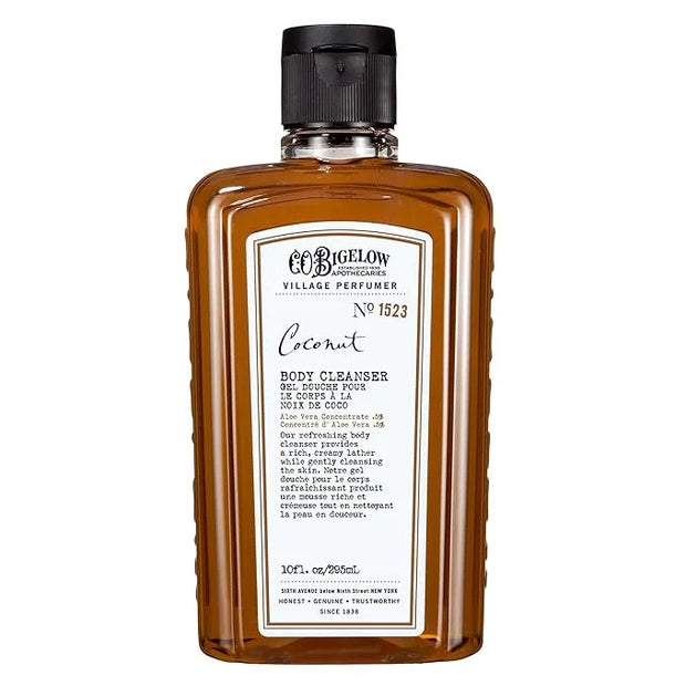 C.O. Bigelow Coconut Body Cleanser, Village Perfumer Moisturizing Gentle Body Wash for Men & Women with Aloe Vera, Sodium ...