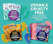 Stylia Under Eye Patches for Puffy Eyes and Dark Circles (6 Pairs) - Marine Collagen Under Eye Mask with Retinol, Vitamin ...