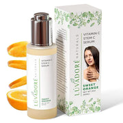 Vitamin C Serum for Face & Neck 2oz - 20% Vit C Serum Face, Reduces Dark Spots, Firms Skin with Orange Stem Cells, Plant B...