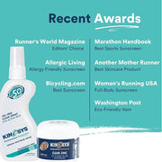 KINeSYS Fragrance Free Clear Spray Sunscreen for sensitive skin, SPF 50, Hypoallergenic, Broad Spectrum UVA/UVB protection...