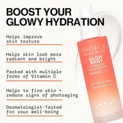 Pacifica Glow Baby Face Lotion & Eye Cream Set of 2 – Brightening Vitamin C Moisturizer + Depuffing Eye Cream with Caffein...