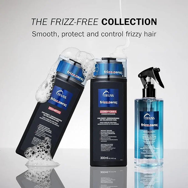 TRUSS Frizz Zero Liquid Hair Mask - Anti Frizz Hair Treatment Spray - Detangles & Brightens Damaged Strands - Provides Int...