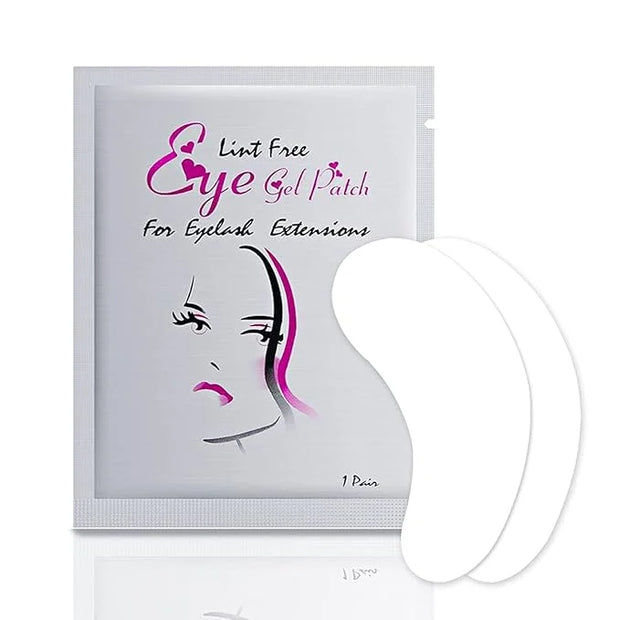 100 Pairs Under Eye Pads, Eyelash Extension Gel Patches Hydrogel Eyes Patches Lint Free Eye Pads for Eyelash Extension Sup...