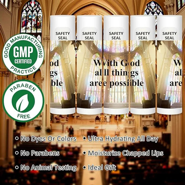 DMSKY 60 Lip Balm Bulk, Christian God