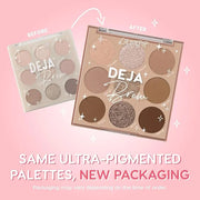 ColourPop Deja Brew Eyeshadow Palette - Cool-Toned Nude Eye Makeup Palette with Matte, Metallic and Matte Sparkle Finishes...