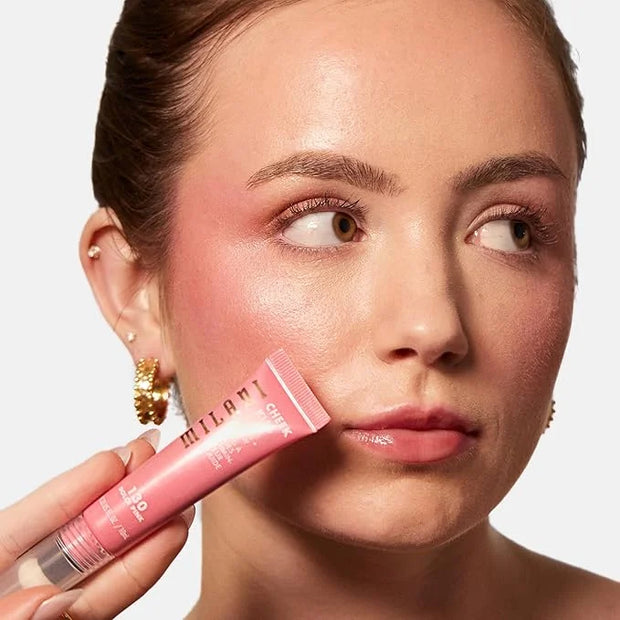 Milani Cheek Kiss Blush + Glow Highlighter - 130 Dolce Pink - Product Image