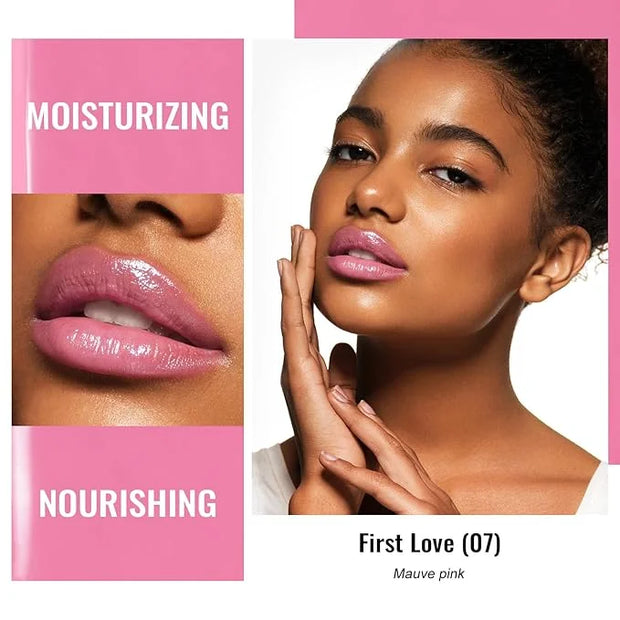 Oulac Moisturizing Shine Lipstick For Women Christmas Set 2PCS, 2 in 1 Tinted Lip Balm for Winter, Hydrated Juicy and Glos...