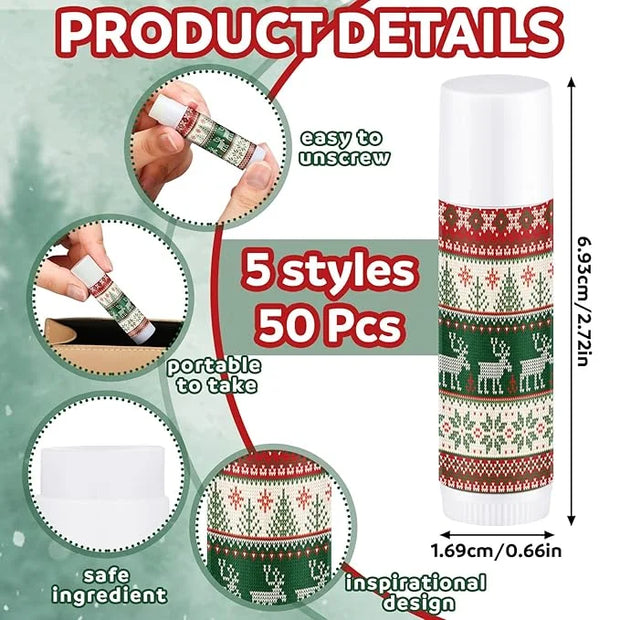 Dunzy 50 Pcs Lip Balm in Gift