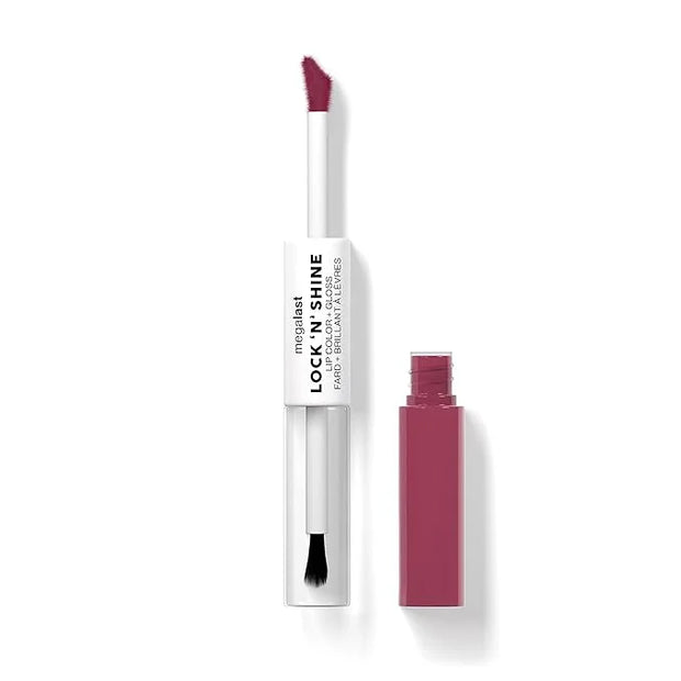 wet n wild Megalast Lock 'N' Shine Lip Color + Gloss Lipstick Pinky Promise - Product Image