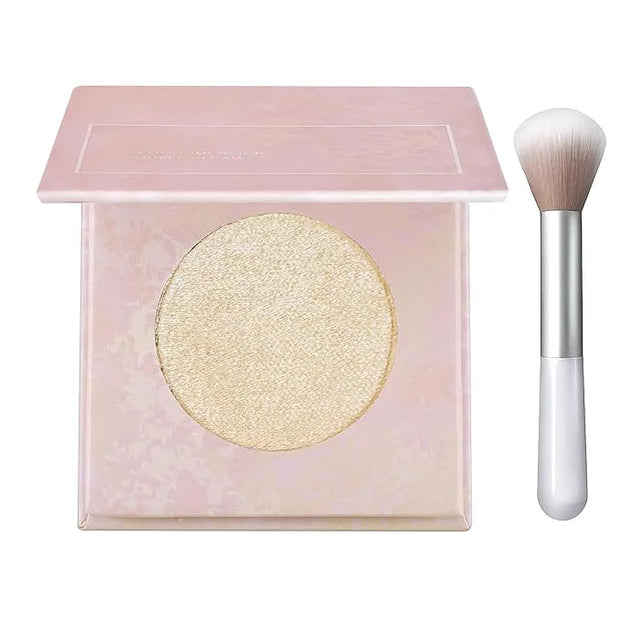 Beige Glittering Face Palette,Stereo for Face Retouching, Eye