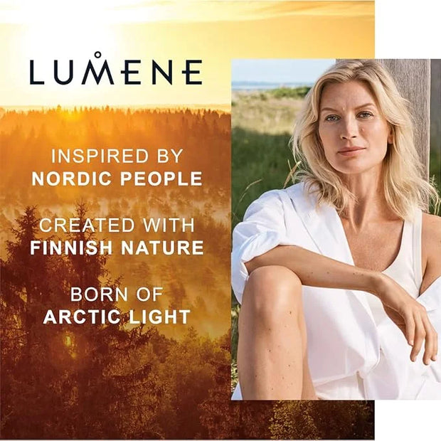 Lumene Bright Under Eyes Bundle - Glow Boost Eye Serum & Glow Awakening Eye Cream - Brightening Eye Cream and Eye Serum wi...