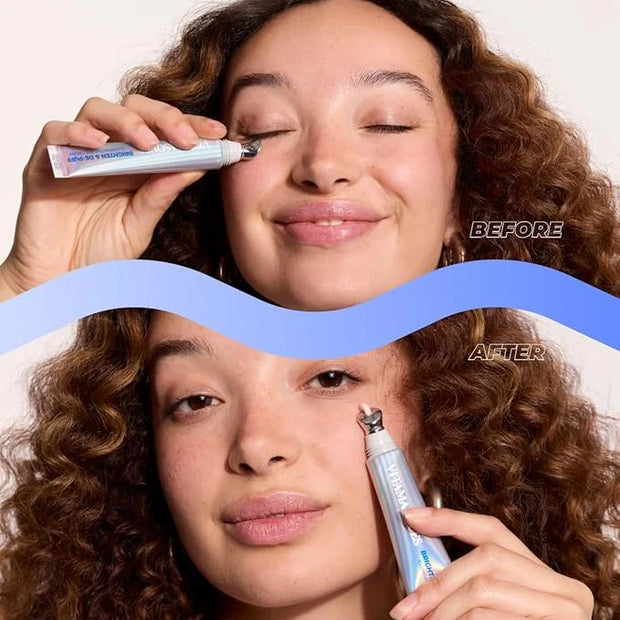 Vitamasques Brighten & De-puff Illuminating Eye Cream, Dark Circle Under Eyes Treatment, Under Eye Corrector, Get Rid of B...