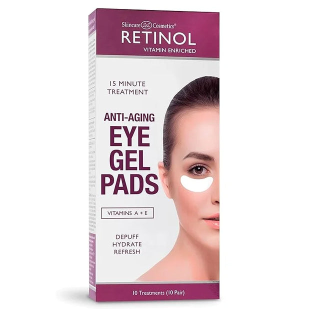 Retinol Anti-Aging Eye Gel Pads – The Original Retinol Instant De-Puff Treatment – Soothing Vitamin A Eye Gel Pads Reduce ...