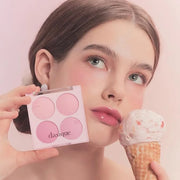 Dasique Blending Mood Cheek #08 Blueberry Sorbet | 4 Blendable Shades in Lightweight Smooth Powder | Vegan | Blush - Produ...