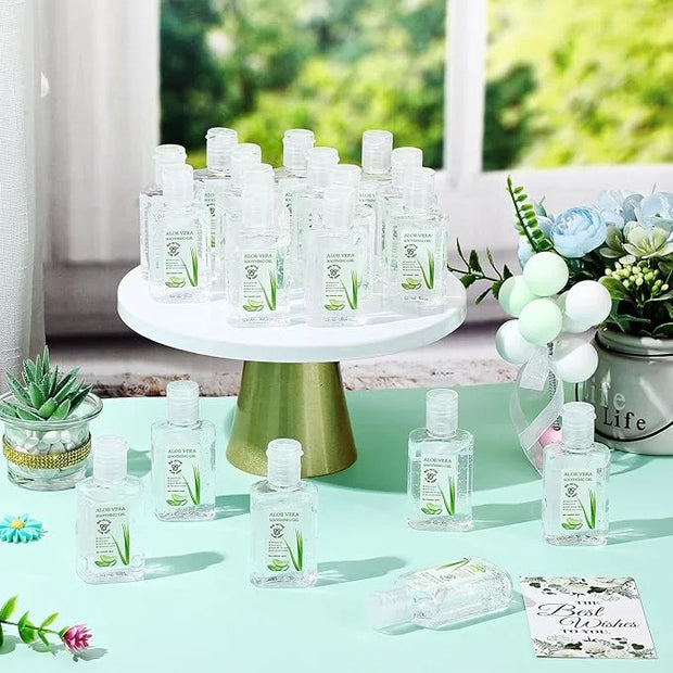 24 Pcs Mini Aloe Vera Gel 1oz Soothing Moisture Aloe Gel Travel Size Aloe Vera Gel Moisturizing Face Skin Aloe Vera Gel Bu...